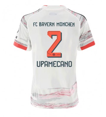 Bayern Munich Dayot Upamecano #2 Replika Bortatröja Damer 2025-26 Kortärmad